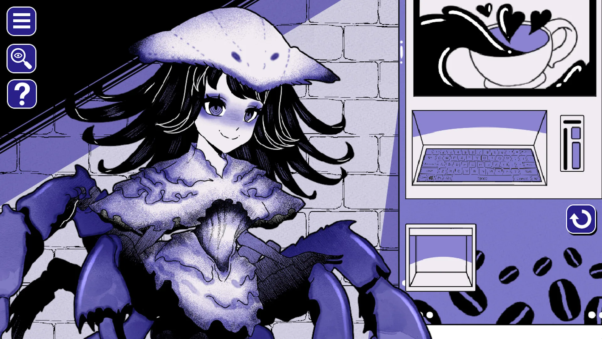 Steam header art for Anomalous Coffee Machine